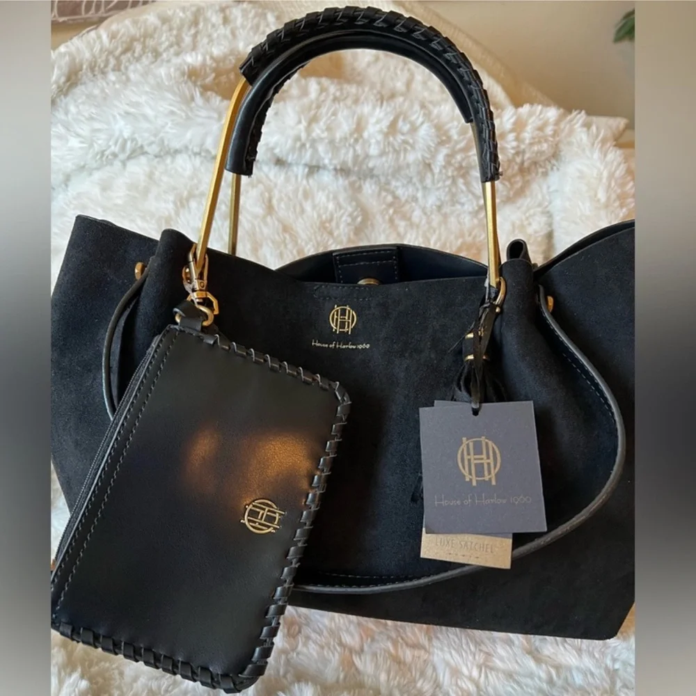 House of Harlow 1960 Luxe Satchel - Picture 3 of 15